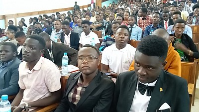 Youths in Mbeya City attending the official opening of Vision Entrepreneurship Academy