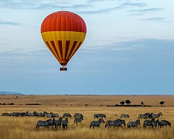 Hit air balloon ride
